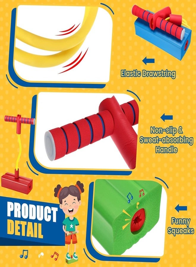 kesig® Pogo Stick Foam Pogo Jumper for Kids Foam Pogo Jumper Pogo Stick Toy Fun and Safe Jumping Stick for Teens Adults Outdoor Indoor Sports Gift,Makes Squeaky Sounds and Squeaks with Each Hop - Image 3